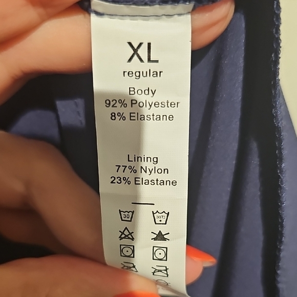 HALARA Navy High Low Dress - Picture 3 of 6